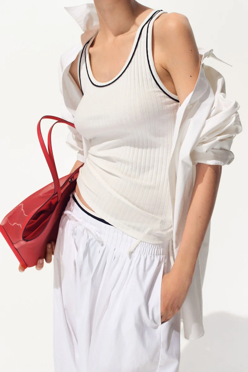 H&M Rib-knit vest top