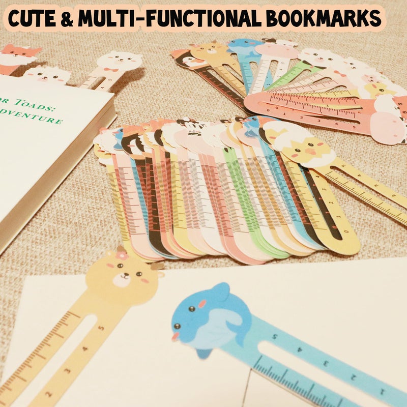 Bemoor 40 Pack Valentines Cards for Kids Classroom, Valentines for Kids Classroom, Class Valentines Day Gifts for Kids - 40 Cards with 50 Bookmarks Set - Image 5