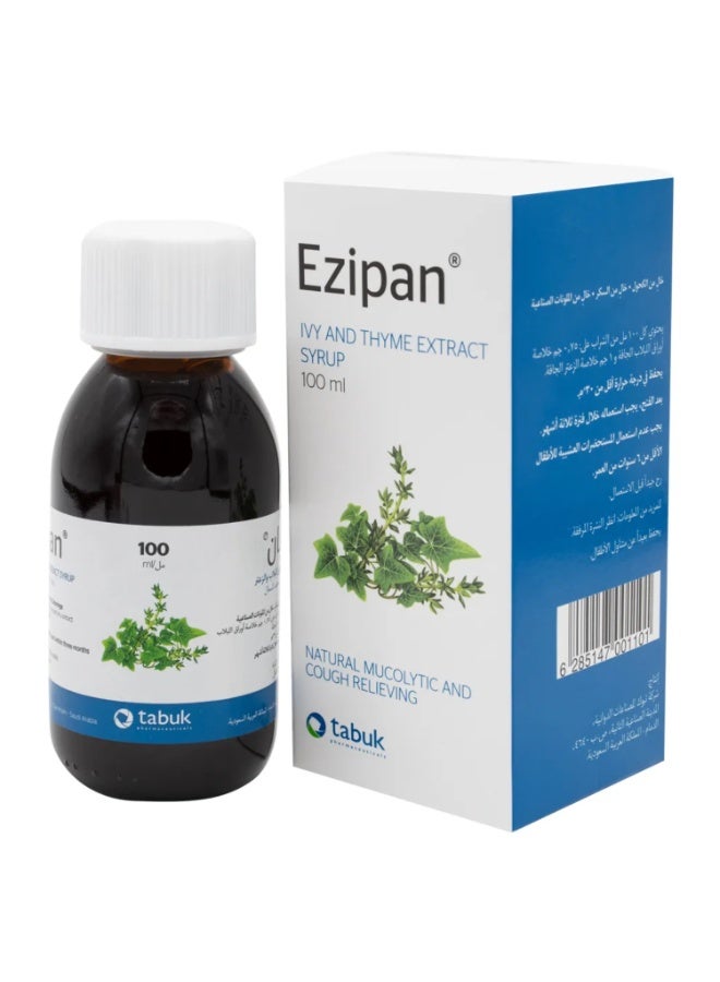 Ezipan Syrup 100 ml (Ivy + Thyme Extract)