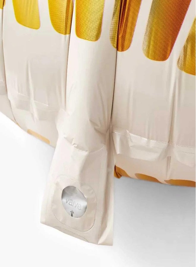 رايفل بيبر كو. بالون فويل على شكل كب كيك من شركة رايفل بيبر، بتصميم كب كيك ملون، مثالي لحفلات أعياد الميلاد والاحتفالات والمناسبات الخاصة، ديكور متين وممتع لإضافة لمسة احتفالية إلى حفلتك أو مناسبتك - Image 3