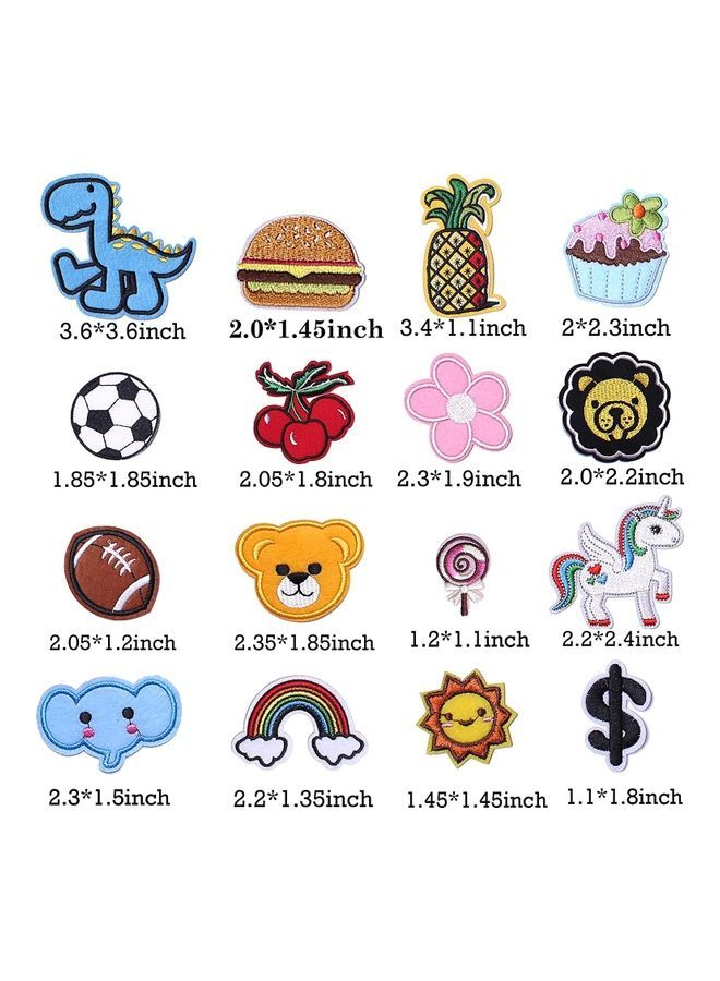 NIBEMINENT 60-Piece Random DIY Embroidered Patch - Image 2