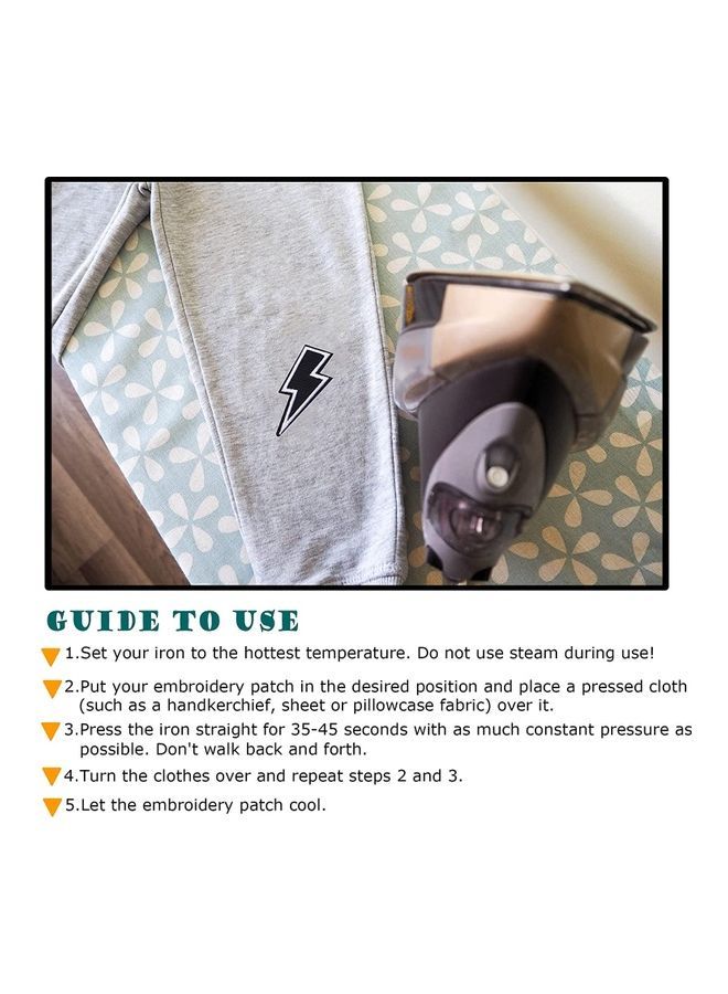 NIBEMINENT 60-Piece Random DIY Embroidered Patch - Image 5