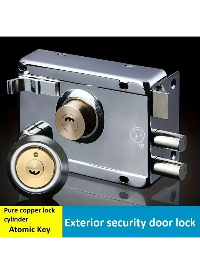 1pc Heavy Duty Stainless Steel Anti Theft Lock for Classroom Dormitory Rental Door - Image 1