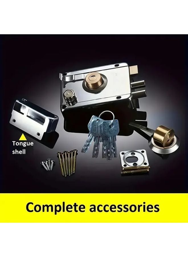 1pc Heavy Duty Stainless Steel Anti Theft Lock for Classroom Dormitory Rental Door - Image 3
