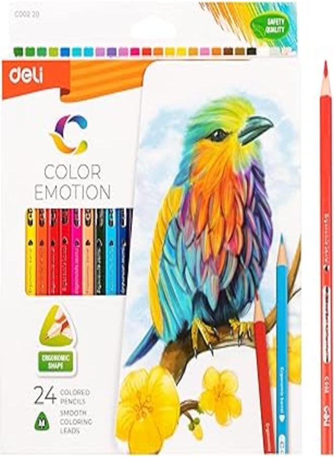 Deli Deli ec00220 coloured pencils rich colours 