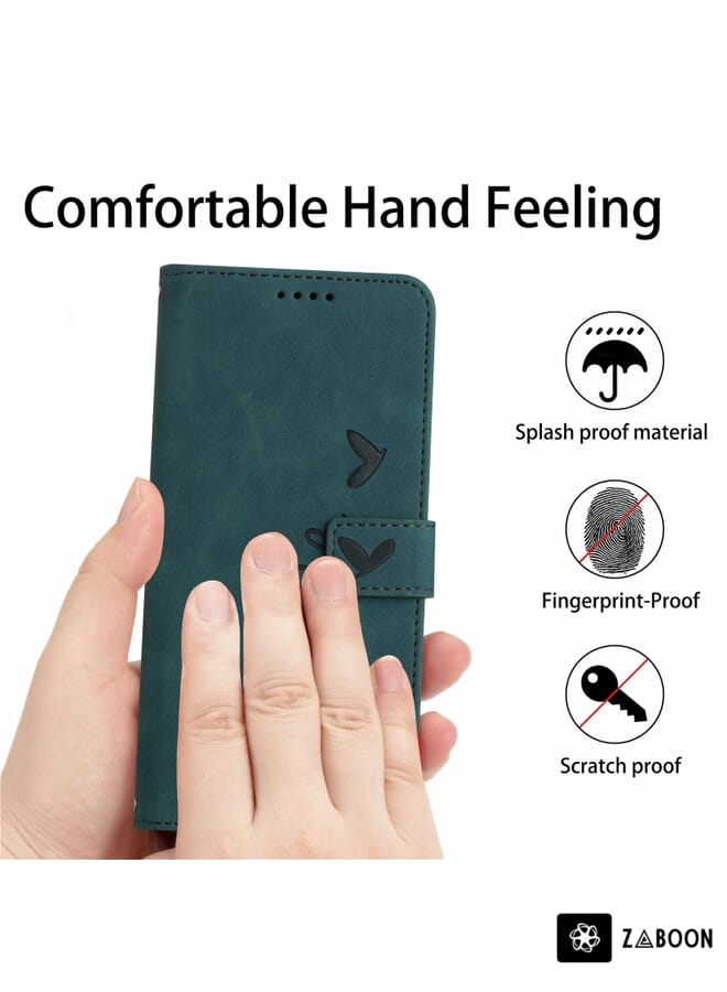 Zaboon Protective Case For iPhone 11 Crossbody Painted Marble Pattern Leather - Image 5