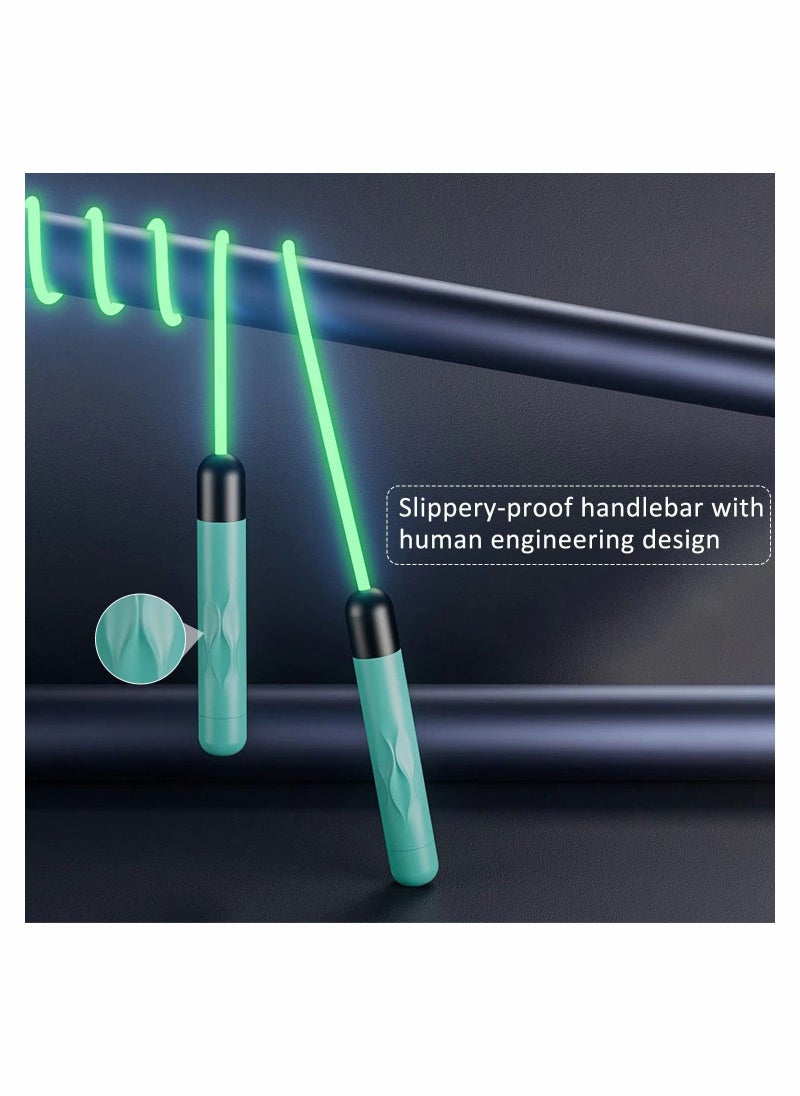 Generic Jump Rope with LED Light, Skipping for Women Teenagers Children Trainer, Length Adjustable, Indoor Outdoor Portable Interesting Workout Fitness Gifts and Fun  - Image 5