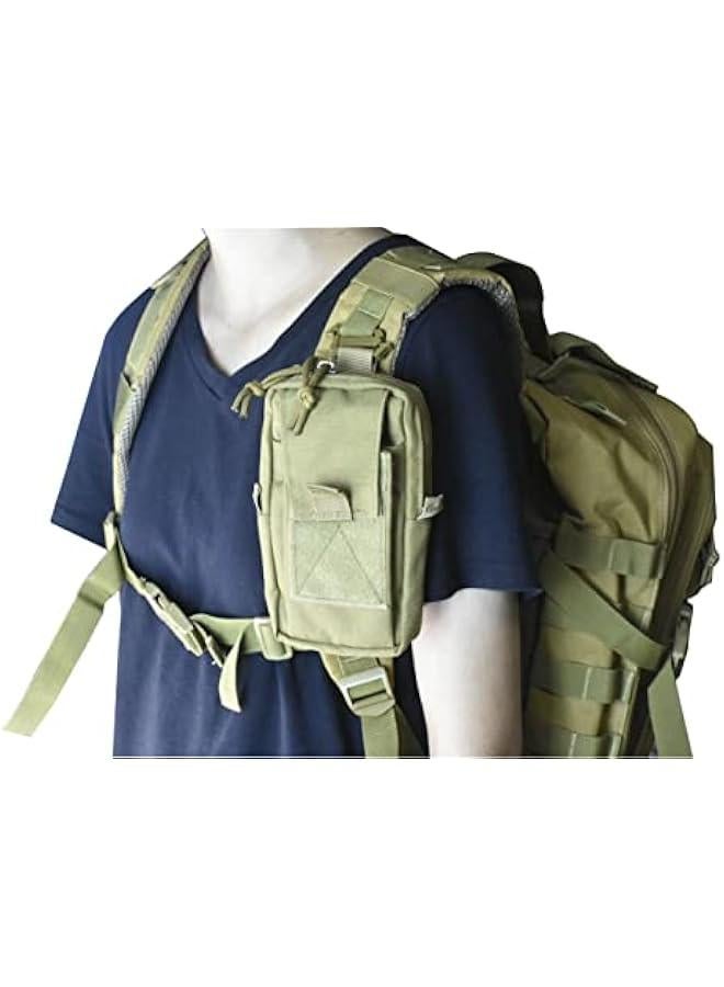 Cellphone Strap Pack Case Clip Pouch EDC Gear Sundries Bag Shoulder Pocket Backpack Holder - Attachment for Backpackers, Travel-goers, Scholars, and Travelers