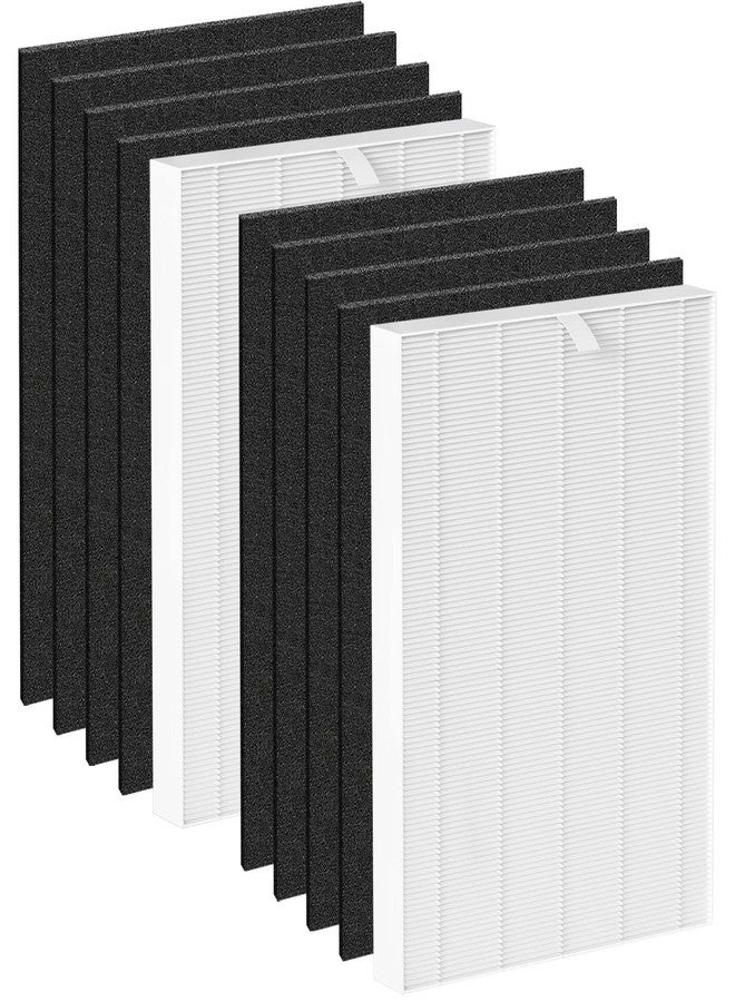 Fizerneer D360 True HEPA Replacement Filter D3 Compatible with Winix D360 Air Cleaner Purifier, Compare to Part Number 1712-0101-02, 2 x True HEPA Filters & 8 x Activated Carbon Filters - Image 1