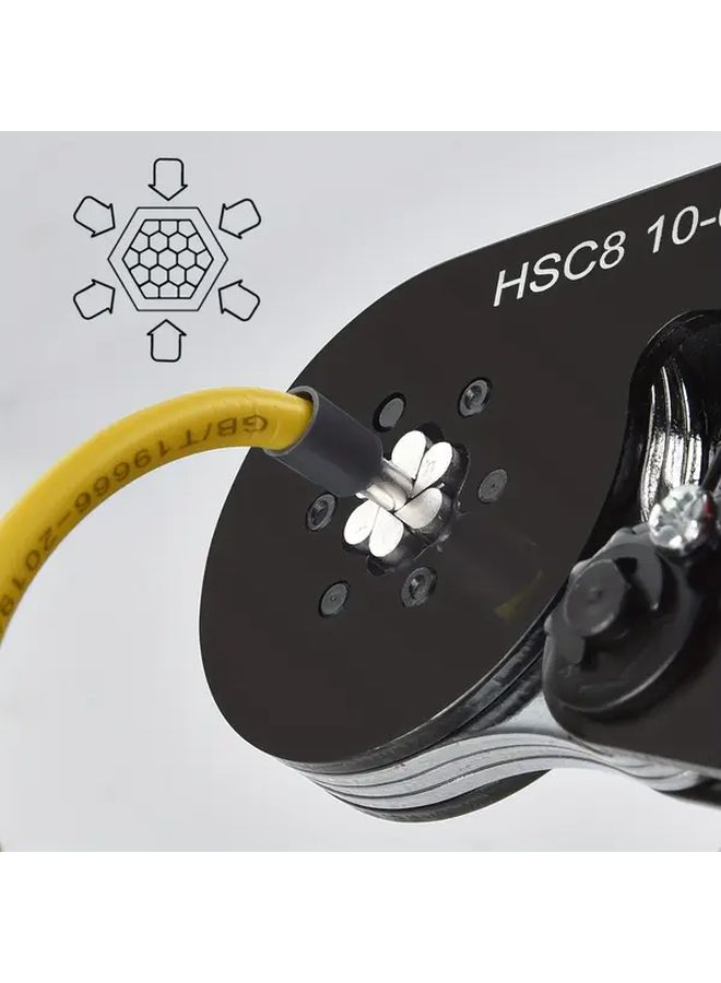 SANJIAN Gang HSC8 6 4A 1200PCS Kit Cold Press Terminal Crimping Tool Carbon Steel Handle Electrical Pliers - Image 4