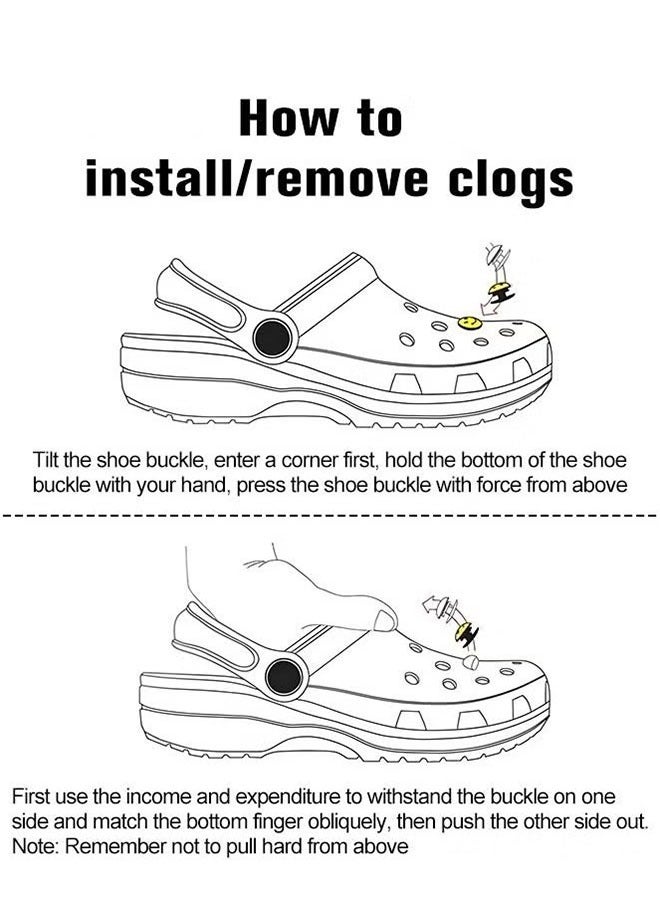 سبونج بوب سكوير بانتس 12 قطعة من الرسوم المتحركة ثلاثية الأبعاد لأحذية كروكس، مجموعة إكسسوارات أحذية لطيفة، ديكورات أحذية متطابقة يمكنك صنعها بنفسك، حلي كروكس الرائعة والملونة، ديكورات أحذية سبونج بوب (الأحذية غير متضمنة) - Image 4