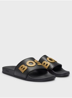 BOSS Hugo Boss Slides For Men - Black EUR 41  - Image 2