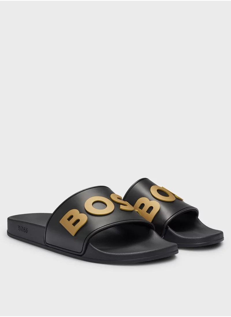 BOSS - Hugo Boss Slides For Men - Black EUR 41 - Image 1