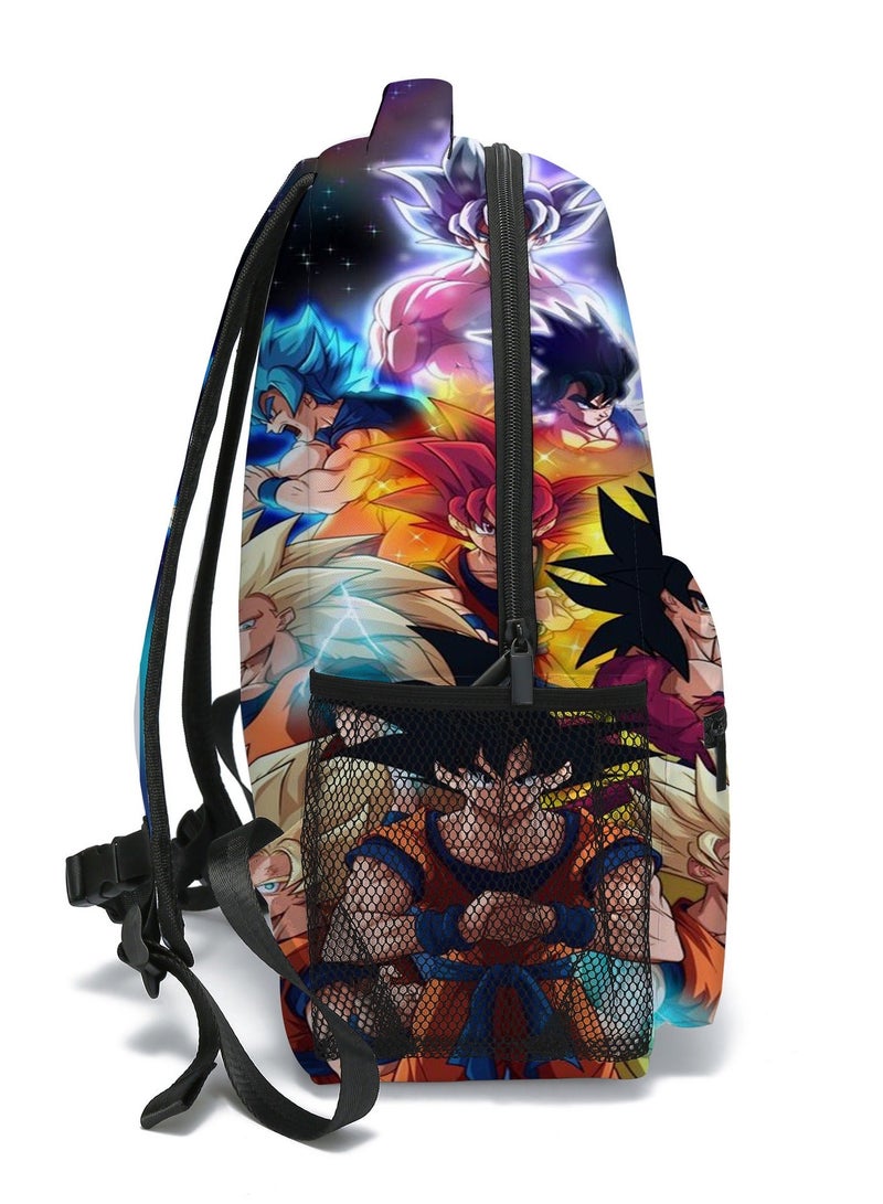 Dragon Ball حقائب مدرسية جديدة لطلاب المدارس الابتدائية والثانوية حقائب ظهر للأطفال 40*17*30 سم - Image 4