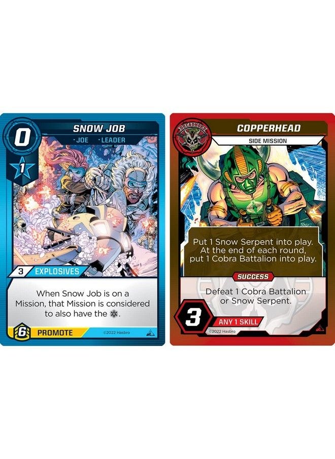 Renegade Game Studios G.I. Joe Deckbuilding Game: Coldsnap Expansion It Coldblooded Chaos Includes 2 New Story Missions Renegade Game Studios Ages 14+ 14 Players 3070 Min Playing Time