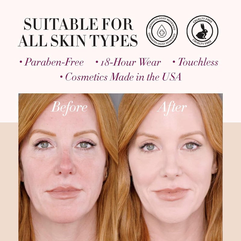 Luminess Air Icon Makeup Airbrush System and 4-Piece Foundation Starter Kit, Fair Coverage - Quick, Easy & Long Lasting Application - Includes Silk 4-In-1 Foundation, Highlighter & Blush - Image 5