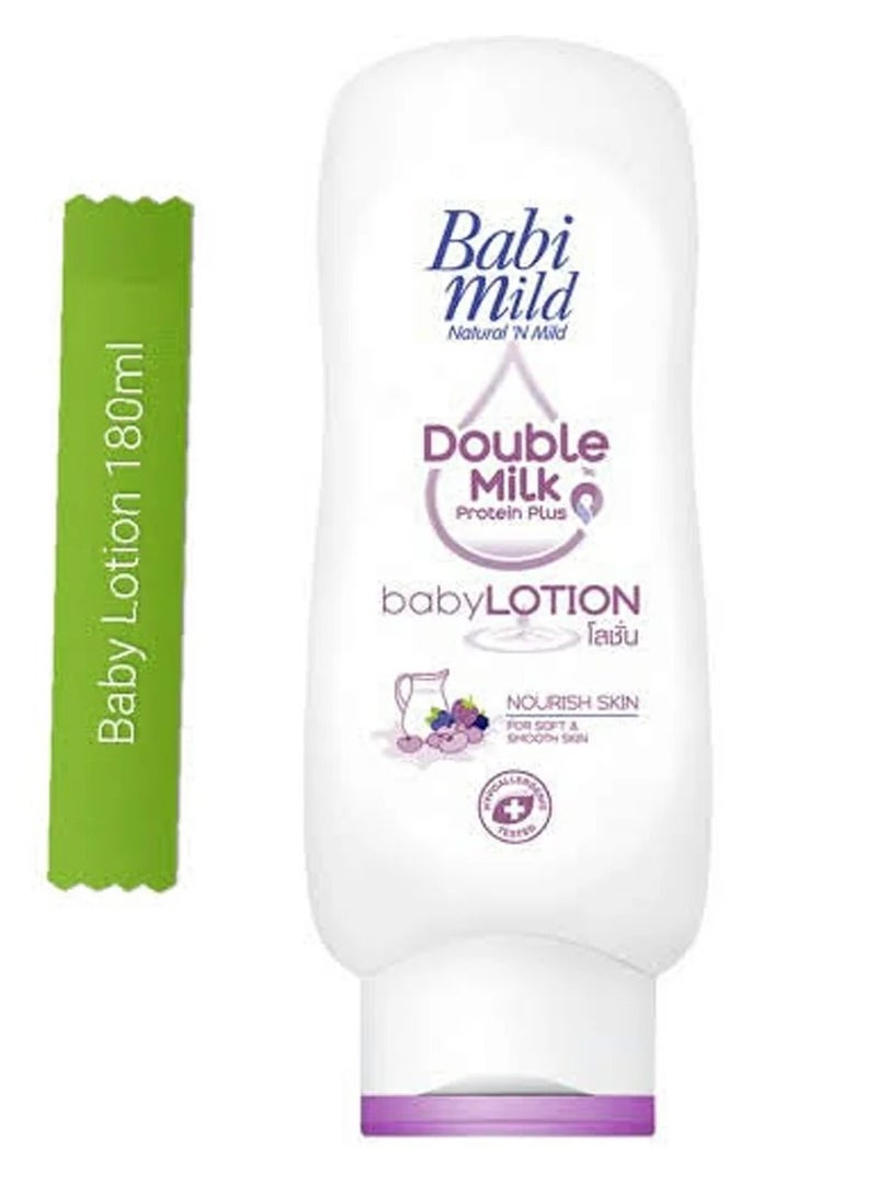 BABIMILD Double Milk - Baby Lotion 180ml‏ - Image 1