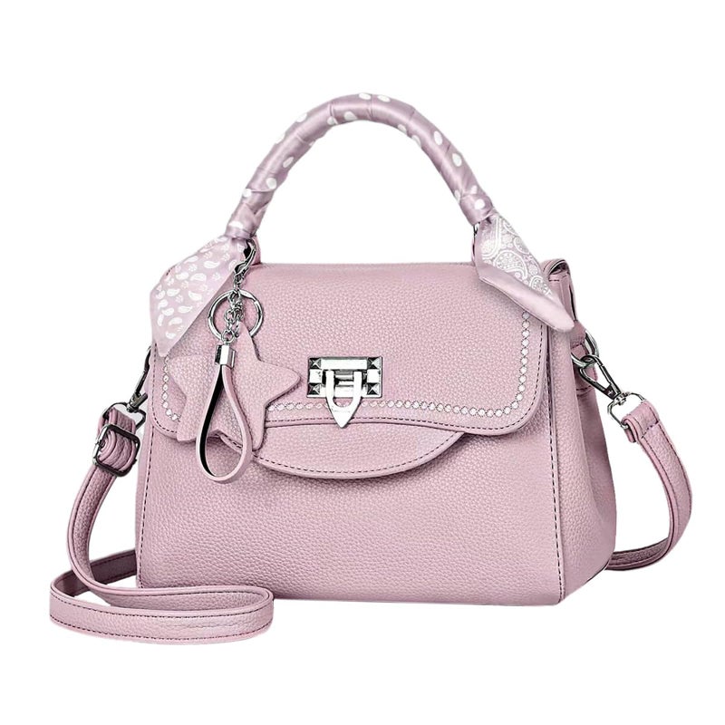 Tigpoy Womenâ€™s Top Handle Bag Satchel Handbag Purses for Women, with Adjustable Crossbody Strap, Daily Shoulder Bags, Top Handle Shoulder Bag Multi-Pocket Purse for Work Travel Gym Beach (Pink) - Image 1