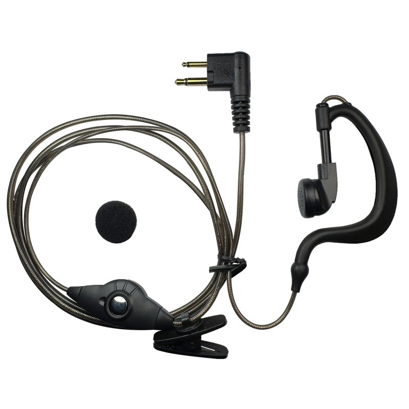 Single Wire Radio Earpiece Headset Mic for Motorola Two Way Radio One Pack - Image 1
