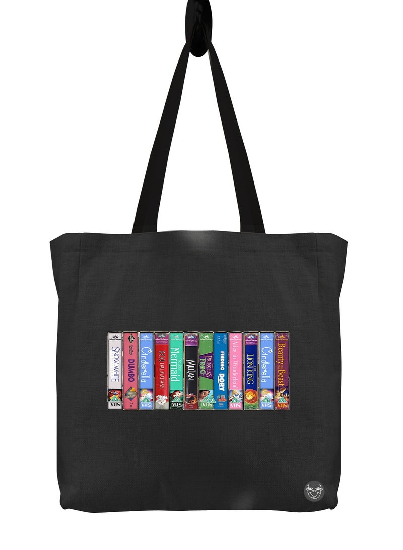 Canvas bag with Disney movie design print