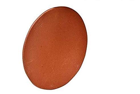 CRAFT PARK Mitti Cool Desi Terracotta Tawa Pack of 2 Brown 9 Inches Diameter - Image 3