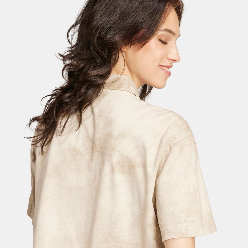 Adidas Women's ALL SZN Tie Dye Polo T-Shirt - Image 4