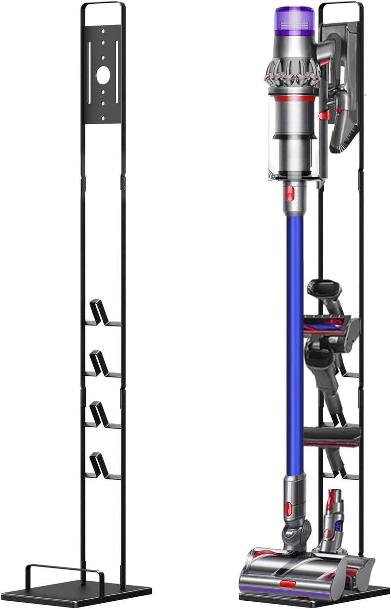 Foho Vacuum Stand Compatible for Dyson V15 V11 V10 V8 V7 V6, Metal Storage Bracket Stand Holder Compatible for Dyson Handheld DC30 DC31 DC34 DC35 DC58 DC59 DC62 Cordless Vacuum Cleaners & Accessories - Image 1