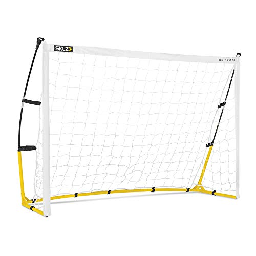 SKLZ Quickster Soccer Goal Portable Soccer Goal and Net White 6 x 4 Feet - Image 1