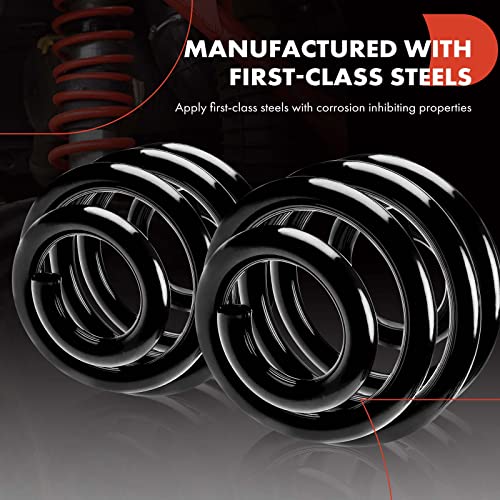 A-Premium 2Pcs Rear Suspension Coil Spring Set Compatible with Volkswagen Passat 2006-2010, Tiguan 2009-2018, Driver and Passenger Side, Replace# 3C0511115AF - Image 4