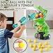 JUKUDAHU Dinosaur Shooting Boy Toys for Kids Age 3 4 5 6 7 8 Moveable Shooting Game with Scoreboard Light and Sound 12 Foam Balls Boy Toddler Toys 57 68 810 Competition Game Gifts Green - Image 4