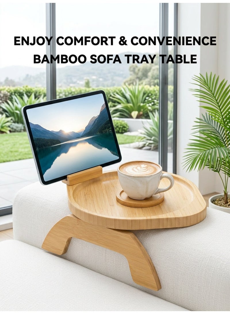 Momore Sofa Side Coffee Table，for Couch, TV Tray Table for Small Spaces, Living Room Table 29.7*9.4*25cm - Image 1
