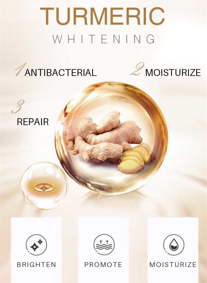 SAUVASINE Turmeric Face Cream,Natural Turmeric Bright Skin Dark Spot Skin Care Moisturizing Repair Serum,Anti-Aging And Brightening,Brightens Skin,Removes Acne, Whitening, Lightening Spots 50g - Image 3