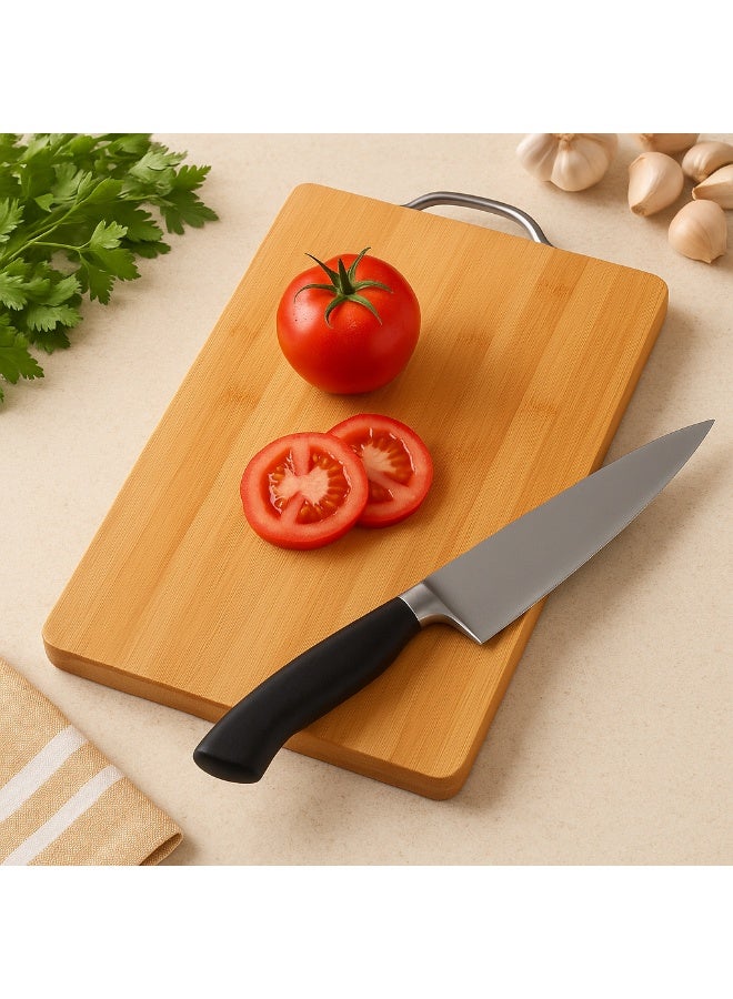 Bamboo Chopping Board – Bamboo Cutting Board 34x24x1.8cm - Image 2