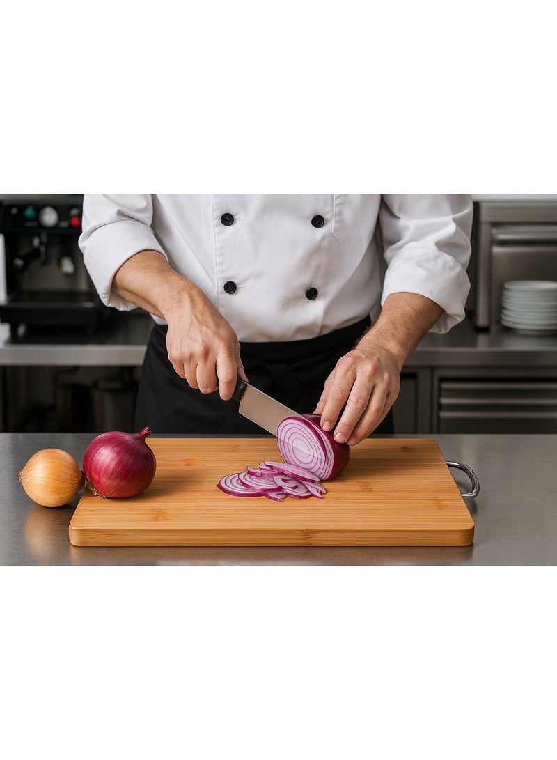 Bamboo Chopping Board – Bamboo Cutting Board 34x24x1.8cm - Image 5