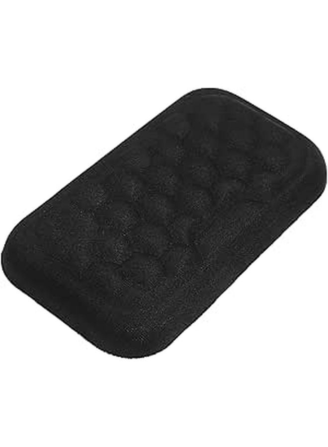 Ergonomic Fabric Wrist Pad Support Cushion for Keyboard and Mouse Office Study Gaming Black - Image 1