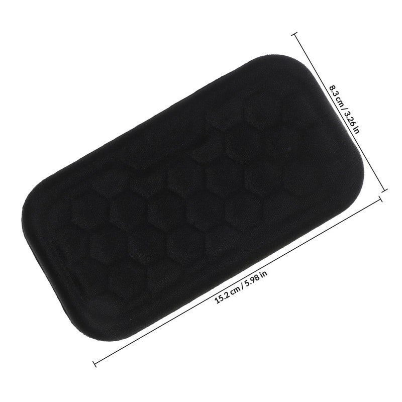 Ergonomic Fabric Wrist Pad Support Cushion for Keyboard and Mouse Office Study Gaming Black - Image 3