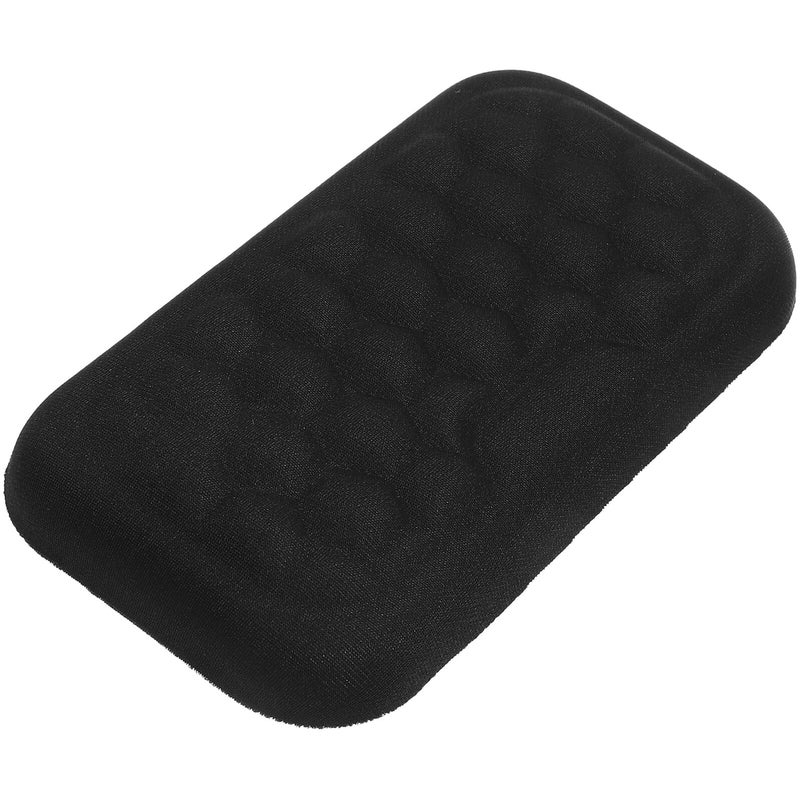 Ergonomic Fabric Wrist Pad Support Cushion for Keyboard and Mouse Office Study Gaming Black - Image 2