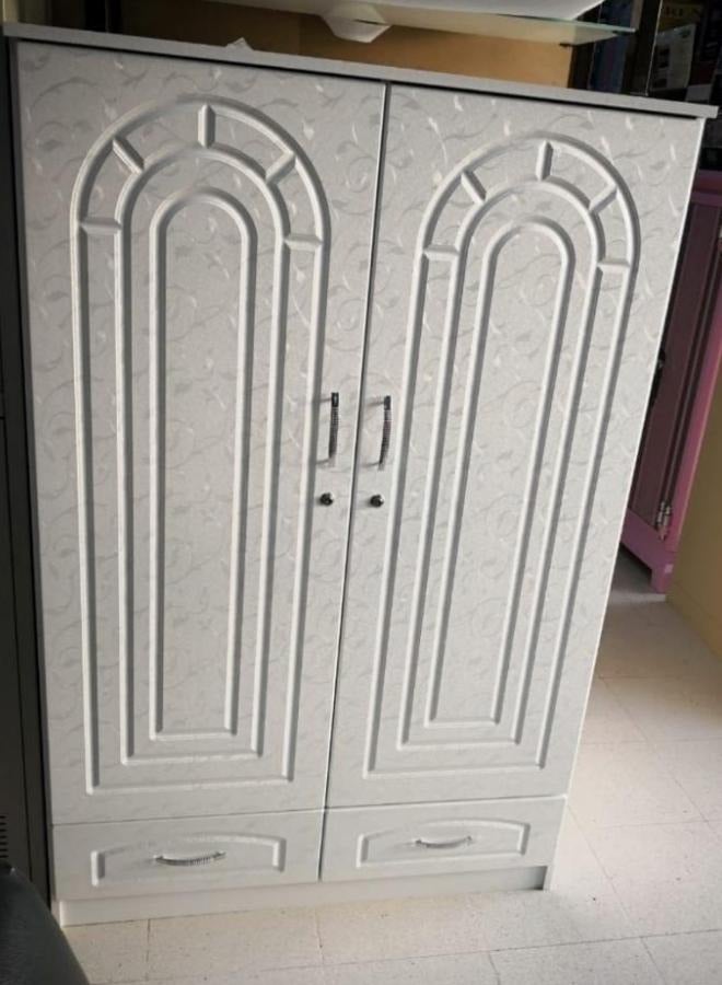 ALWASIT HOME 2 Door Wooden Wardrobe Cabinet Cupboard Engineered Wood Perfect Modern Stylish Heavy Duty Baby Locker - Image 2