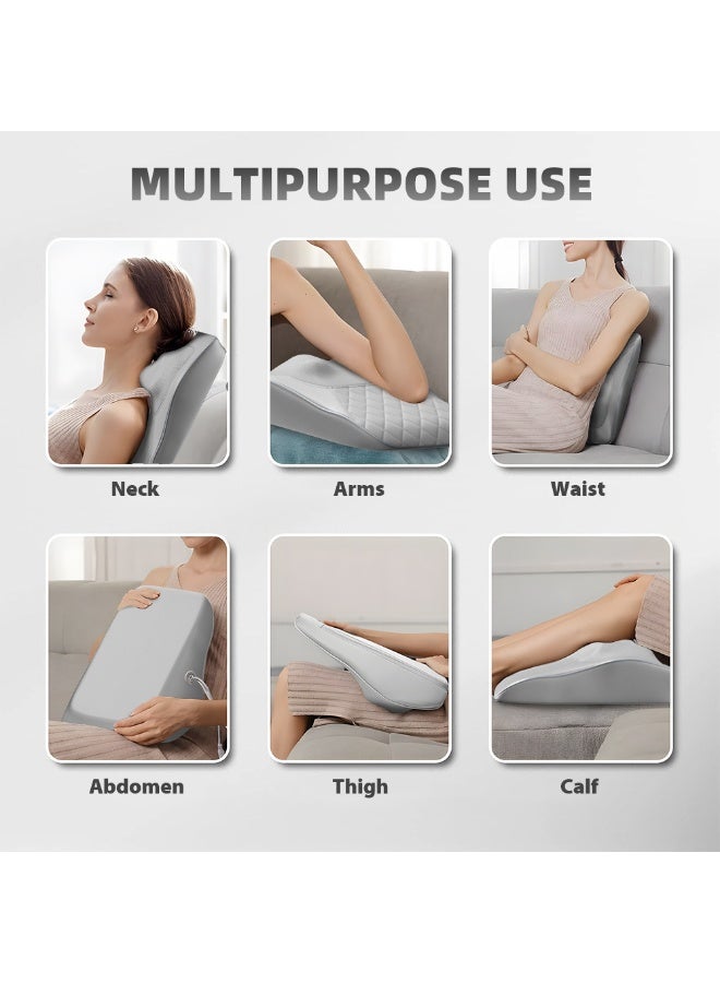 إيزي سو جهاز تدليك للرقبة مزود بخاصية التدليك الحراري ثلاثي الأبعاد لتخفيف آلام الرقبة والظهر والكتف والساقين، مناسب للاسترخاء في المنزل والمكتب والسيارة. - Image 5