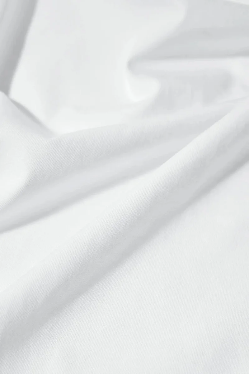 تودورس 5-Pack White Slim Fit Slim Fit Cotton Crew Neck T-Shirt