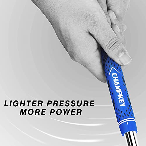 CHAMPKEY Golf Grips 13 Pack | Come with Solvent,15 Tapes,Vise Clamp and Hook Blade | All Weather Control and High Feedback Golf Club Grips - Image 5