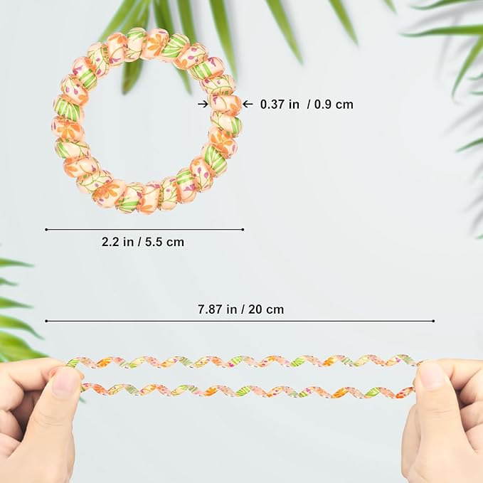JessLab JessLab Spiral Hair Ties for Women 10pcs NoDamage Traceless Ponytail Holders Assorted Colors Cute Plastic Coil Hairbands for Ladies Girls Assorted Colors 