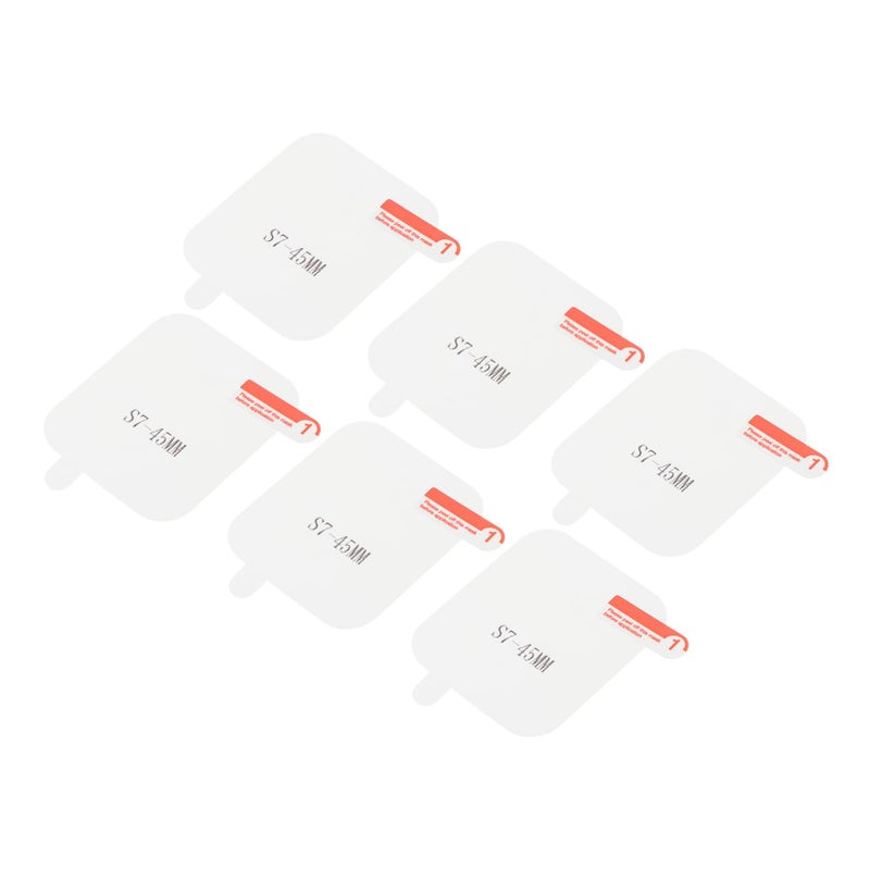 6pcs TPU Film Screen Protector for Apple Watch Series Easy Install Full Coverage Scratch Resistant - Image 2