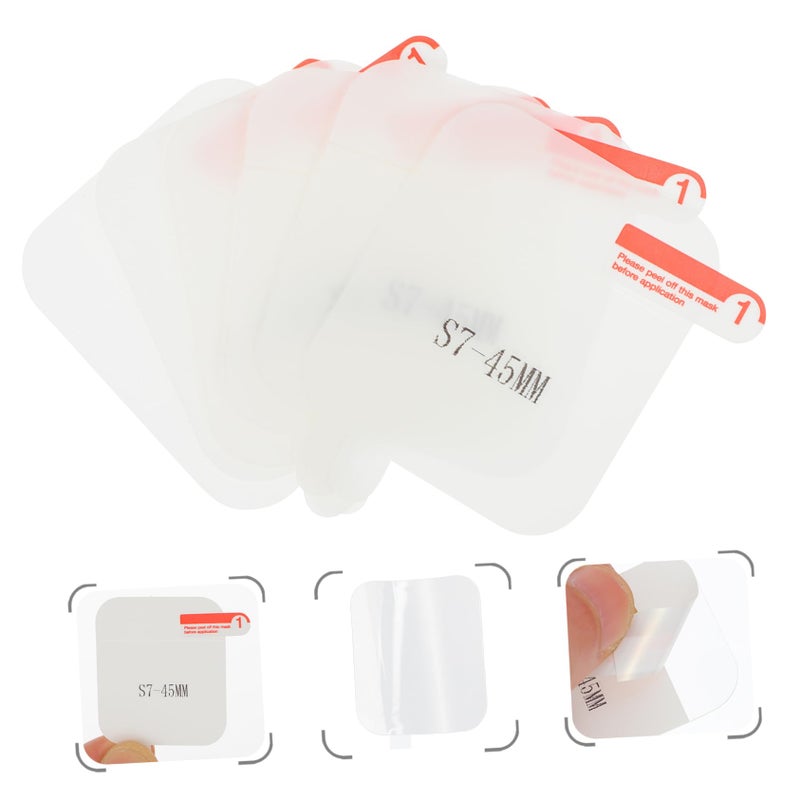 6pcs TPU Film Screen Protector for Apple Watch Series Easy Install Full Coverage Scratch Resistant - Image 5