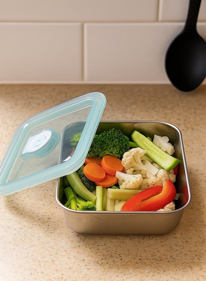 RALTS Reusable Food Containers with Airtight Lids | Leakproof Lunch Box & Kitchen Storage Set | Durable, Eco-Friendly Meal Prep & Pantry Organizer(Pack of 6) - Image 4