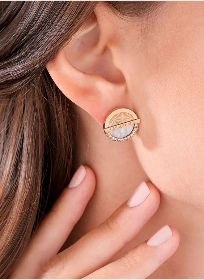 CERRUTI 1881 Sunshine Pink Ladies Earring Feminine and Stylish Jewelry