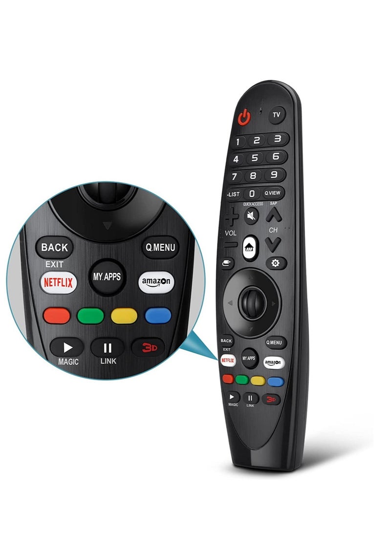 ELTRAZONE Universal Remote Control for LG Smart TV Magic Remote Replacement, with Buttons for Netflix Prime Video【NO Voice and Pointer Function】 - Image 1