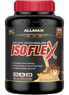 Allmax ALLMAX ISOFLEX Pure Whey Protein Isolate Chocolate Peanut Butter Flavor 2.27kg  - Image 1