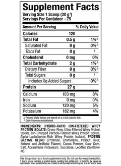Allmax ALLMAX ISOFLEX Pure Whey Protein Isolate Chocolate Peanut Butter Flavor 2.27kg  - Image 3