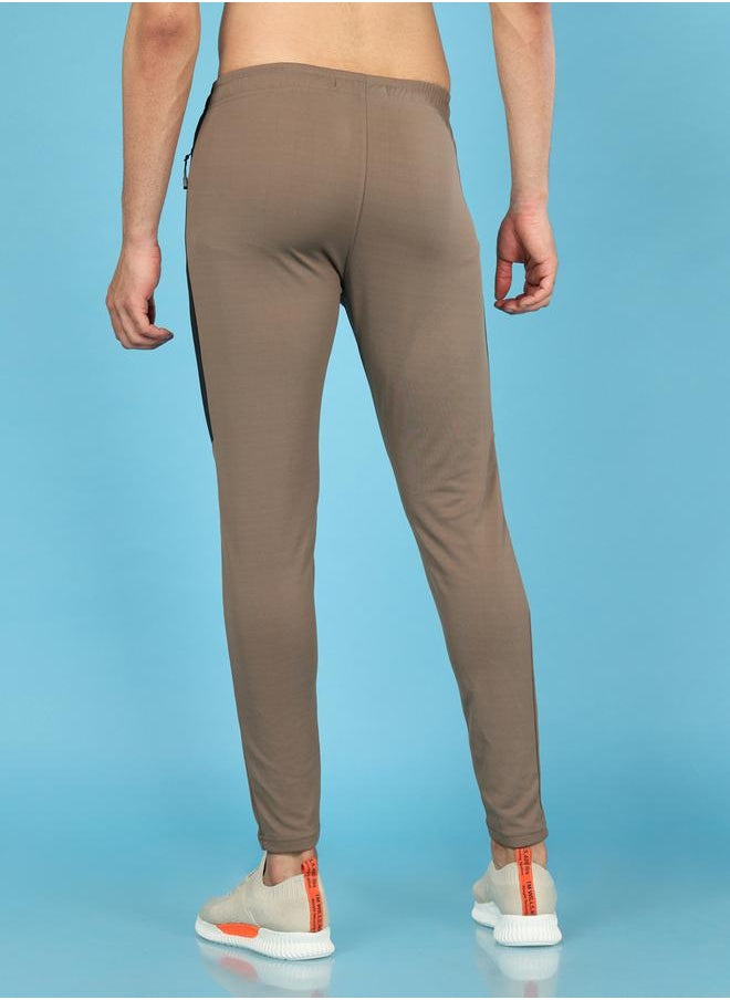 Technosport Men Solid Slim Fit Track Pants with TECHNO DRY  - Image 4
